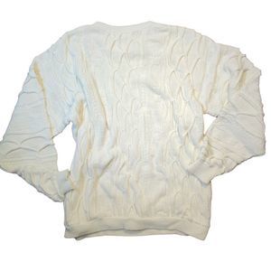 GAS For Men Only  creamy white sweater 